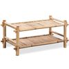 vidaXL Shoe Rack | Bamboo | Small | Light Weight | Shoe Rack | Rectangular