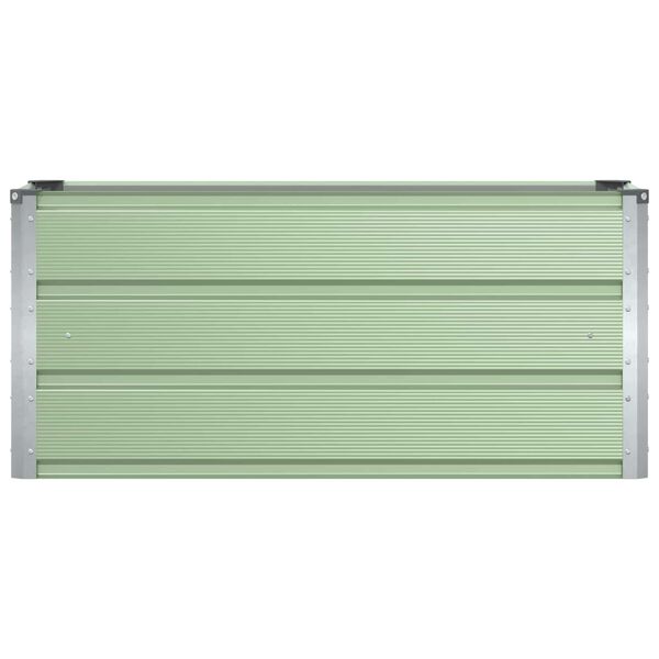 vidaXL Planter Green 100 x 40 x 45 cm Steel