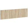 vidaXL Wall-Mounted Headboard ALKMAAR Sonoma Oak Engineered Wood