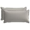 vidaXL Cushion Cover 2 pcs HOUTEN Grey 40 x 80 cm Polyester