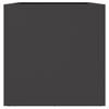 vidaXL Planter Black 62x30x29 cm Steel