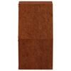 vidaXL Wall Planters 2 pcs Rusty Corten Steel 46x10x40 cm