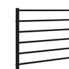 vidaXL Metal Replace Headboard Black 135 cm