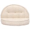 vidaXL Pouffe 100x20 cm Beige Fabric