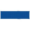 vidaXL Sun Loungers 2 pcs with Royal Blue Cushion Solid Teak Wood