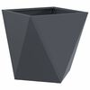vidaXL Planter 2 pcs Anthracite 50 x 50 x 50 cm Steel