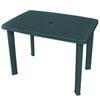 vidaXL Outdoor Table | Green | Plastic | Medium | Lightweight | Outdoor Table