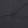 vidaXL Garden Bench Cushion Black 150x50x4 cm Oxford Fabric