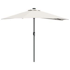 vidaXL Garden Parasol Sand 294 x 150 x 224 cm Polyester and Steel