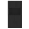 vidaXL Highboard Black Engineered Wood