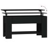 vidaXL Coffee Table Black 101x49x52 cm Engineered Wood