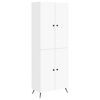 vidaXL Cabinet Set 2 pcs White Engineered Wood
