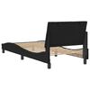 vidaXL Bed Frame without Mattress "Hanko" Black 90x190 cm Velvet