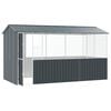 vidaXL Bird Cage Anthracite 410 x 210 x 230 cm Galvanised steel