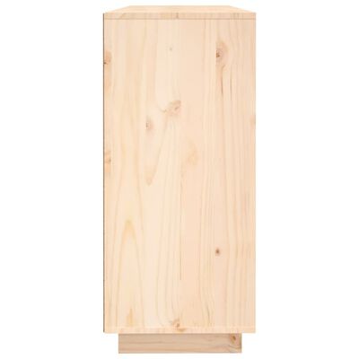 vidaXL Sideboard 120x35x80 cm Solid Wood Pine
