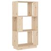 vidaXL Book Cabinet | Natural pine | Solid Pine Wood | Medium | Book Cabinet