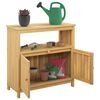 vidaXL Garden Console Table 80x35x75 cm Solid Wood Acacia