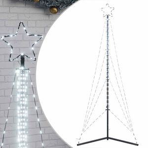vidaXL LED Christmas Tree 483 LEDs Cold White 240 cm