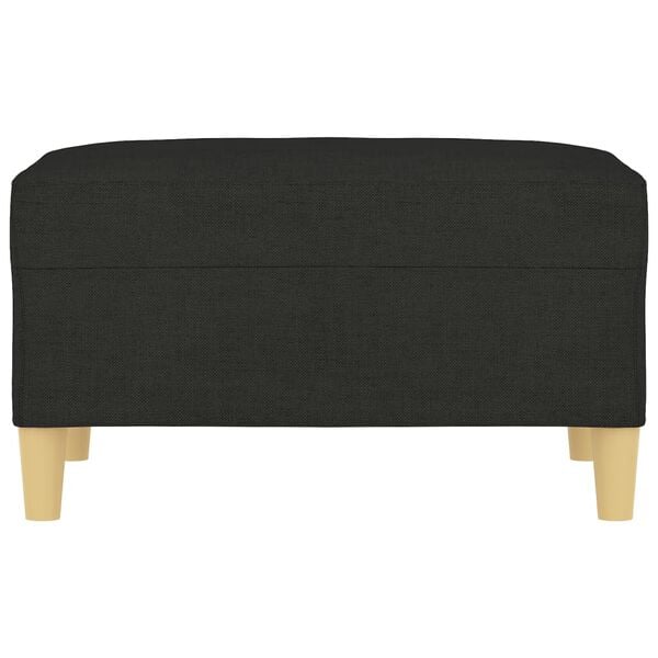 vidaXL Footstool Black 70x55x41 cm Fabric