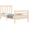 vidaXL Bed Frame without Mattress Single Solid Wood Pine