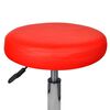 vidaXL Office Stools 2 pcs Red 35.5x84 cm Faux Leather