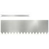vidaXL Lawn Edging 30 pcs 100 x 0.05 x 30 cm Galvanised Steel Silver