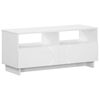 vidaXL TV Stand 90 x 34.5 x 40 cm White Engineered Wood