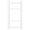 vidaXL Book Cabinet/Room Divider White 80x35x160 cm Solid Wood