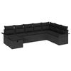 vidaXL Garden Sofa Set 8 pcs Poly rattan
