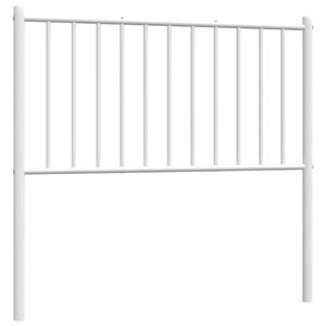 vidaXL Metal Replace Headboard White 90 cm