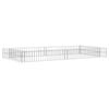 vidaXL Gabion Raised Bed | Silver | Galvanised steel | Large | Heavy Duty