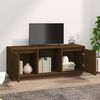 vidaXL TV Cabinet Honey Brown 110.5x35x44 cm Solid Wood Pine