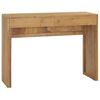vidaXL Console Table | Natural Teak | Solid Teak Wood | 100x35x75 cm