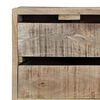 vidaXL Sideboard 140x30x60 cm Solid Mango Wood
