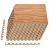 vidaXL Floor Mats 24 pcs Wood Grain 8.64 ㎡ EVA Foam