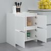 vidaXL Sideboard White 70x41x75 cm Engineered Wood