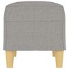 vidaXL Bench Light Grey 70x35x41 cm Fabric