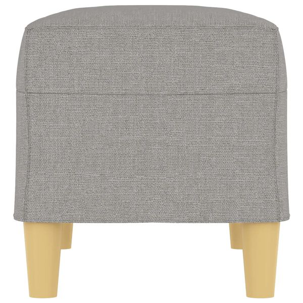 vidaXL Bench Light Grey 70x35x41 cm Fabric