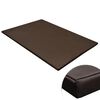 vidaXL Dog Mat Flat Rectangular Brown XL