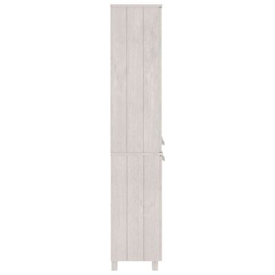 vidaXL Highboard HAMAR Solid Wood Pine White