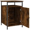 vidaXL Bedside Cabinet Smoked Oak 40x42x60 cm Engineered Wood