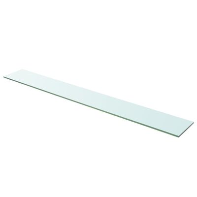 vidaXL Shelf Panel Glass Clear 110x15 cm