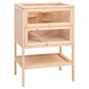 vidaXL Hamster Cage 55x40x80 cm Solid Wood Fir