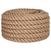 vidaXL Jute Rope 10 m Long 60 mm Thick