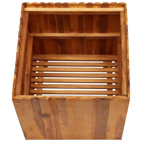 vidaXL Garden Raised Bed 50x50x50 cm Solid Acacia Wood