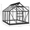 vidaXL Greenhouse Replacement Frame Anthracite 155x200.5x191 cm Aluminium