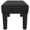 vidaXL Bench Black 70x30x30 cm Faux Leather