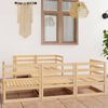 vidaXL 6 Piece Garden Lounge Set Solid Pinewood