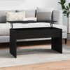 vidaXL Coffee Table Black 102x50.5x52.5 cm Engineered Wood