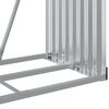 vidaXL Log Holder Anthracite 80x45x190 cm Galvanised Steel